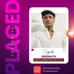 dreams turned into reality! congratulations sreenath on your placement in digital marketing.#n (1)